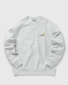 Carhartt Wip American Script Sweatshirt Grey - Mens - Sweatshirts