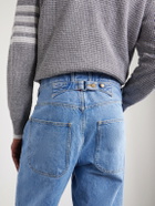 Thom Browne - Cinch-Back Wide-Leg Jeans - Blue