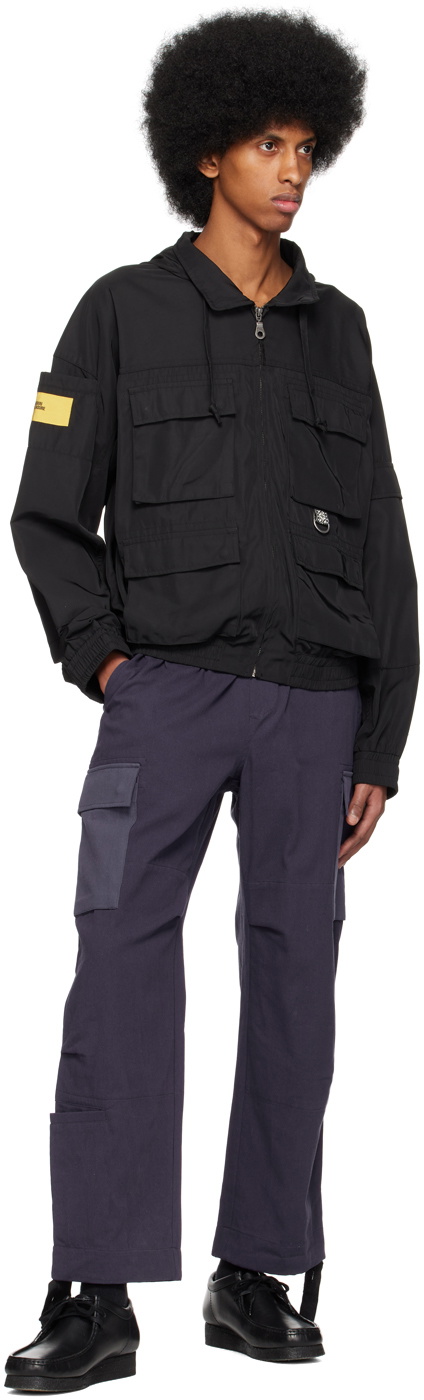 Double Rainbouu Black Cargo Jacket