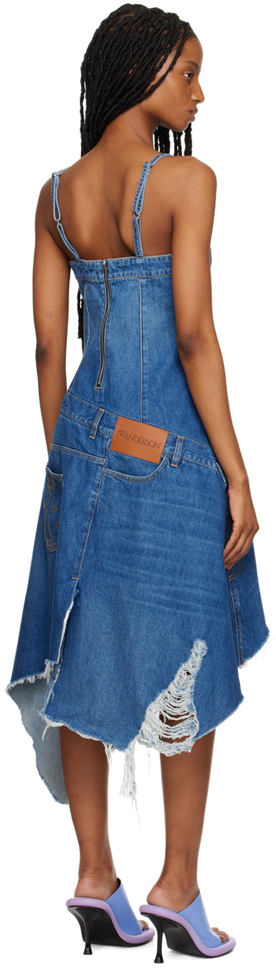 J.W. Anderson Distressed Denim Jacket in Light Blue, Size L New w/Tag 1,050 main image 1