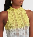 Roberta Einer Angel ombré knitted midi dress