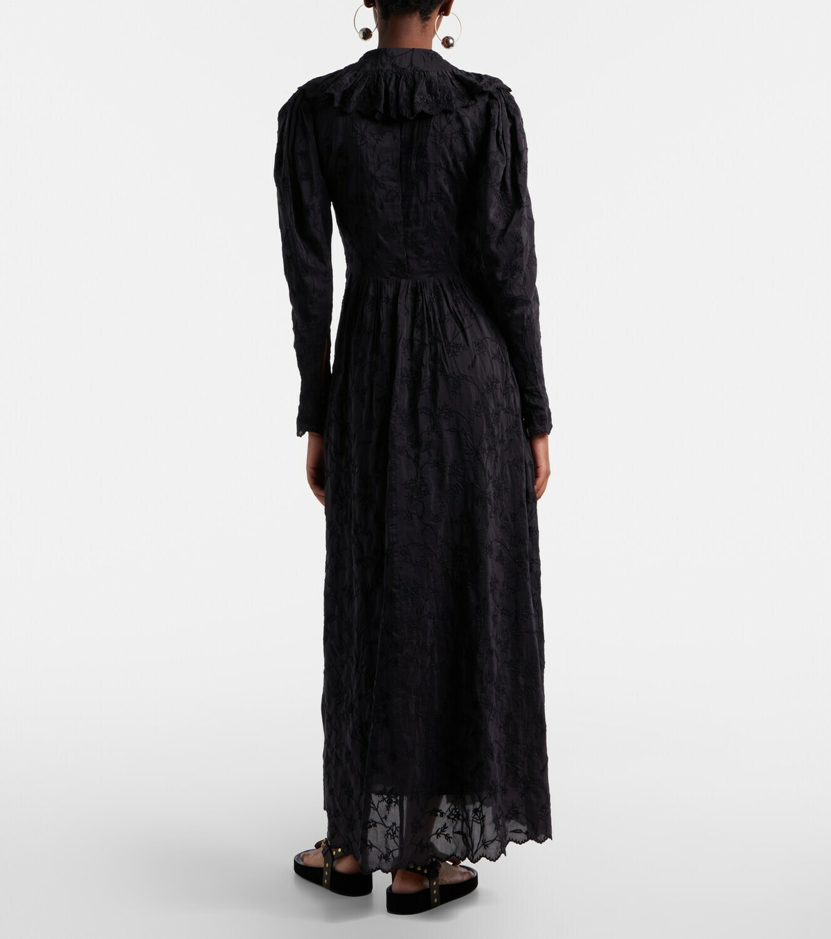 Isabel Marant Zoen floral cotton and silk maxi dress