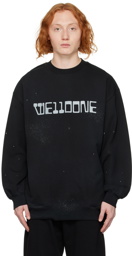 We11done Black Future Sweatshirt