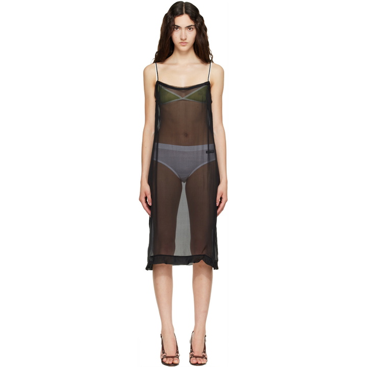 Photo: Paloma Wool Black Enos Midi Dress