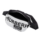 Burberry White Sonny Graphic Belt Bag