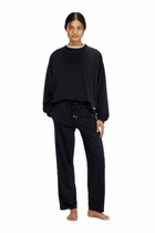 Diesel Peached sweatpants with raw hems - Pants Womens in Black