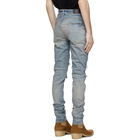 AMIRI Blue Bandana Thrash Jeans