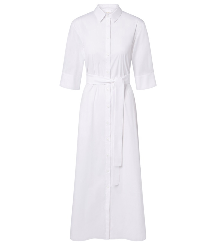 Photo: Max Mara Cognac cotton-blend midi dress