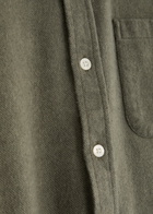 Colorful Standard Flannel Shirt Olive
