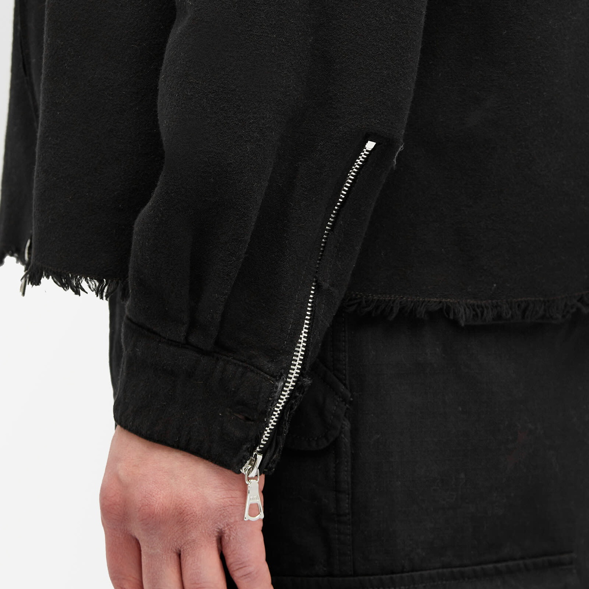 John Elliott Men's x MASTERMIND JAPAN Punk Hemi Jacket in