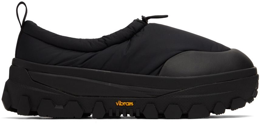 AMOMENTO Black Vibram Mary Jane Loafers AMOMENTO