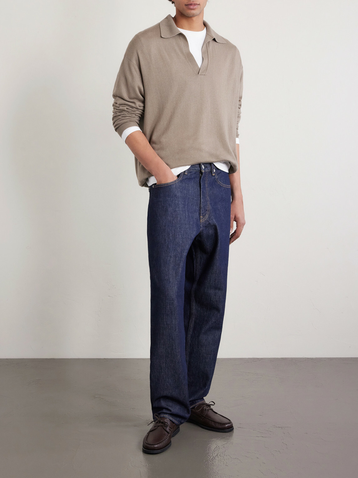 Auralee - Hard Twist Wide-Leg Jeans - Blue