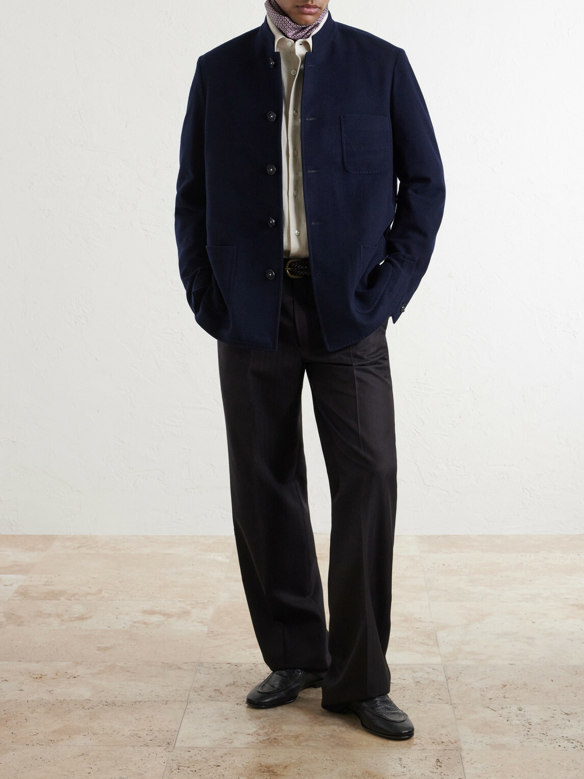Massimo Alba - Bali Wool, Silk and Cashmere-Blend Jacket - Blue