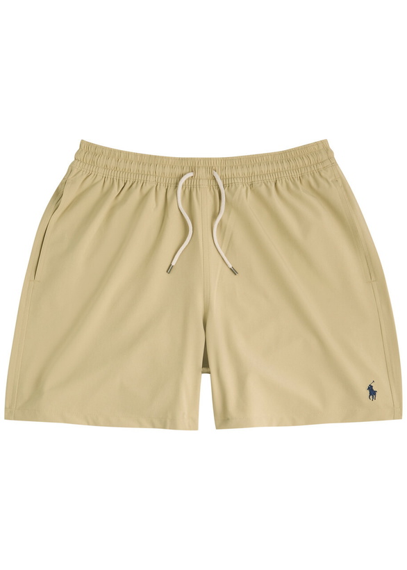 Photo: Polo Ralph Lauren Logo-embroidered Swim Shorts Beige