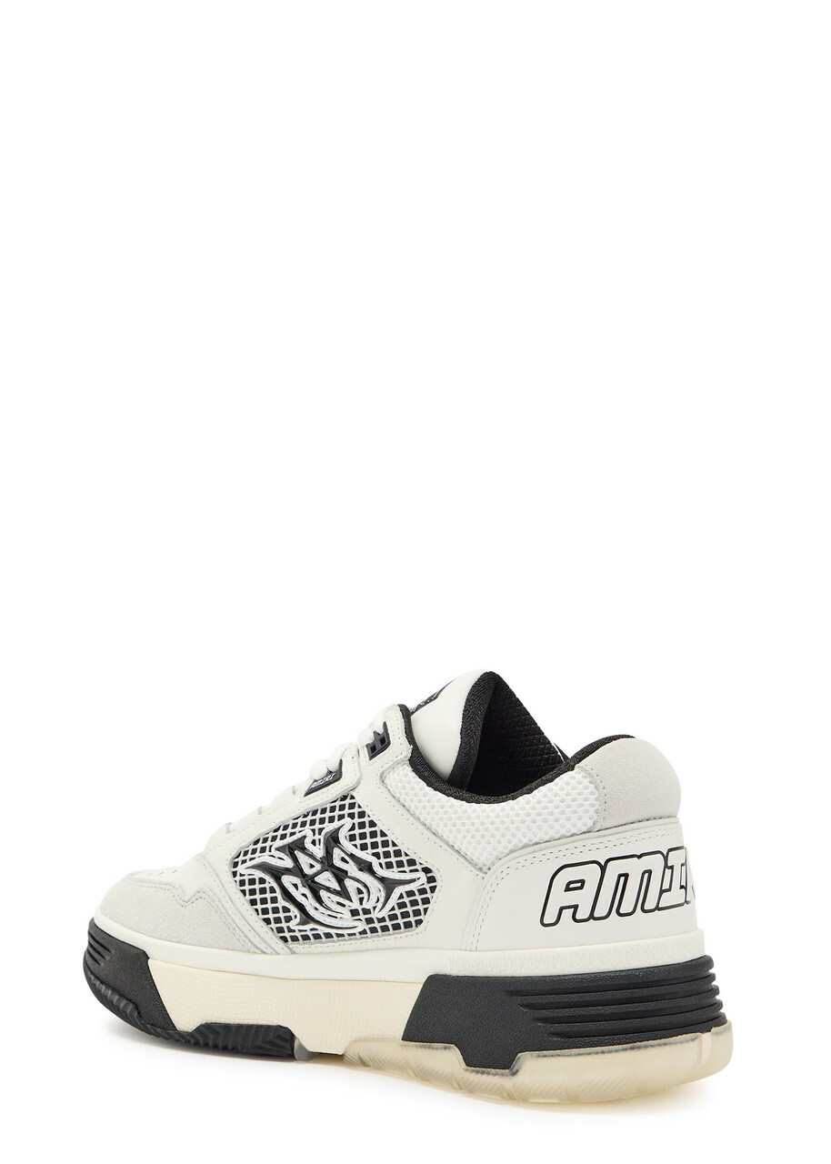 Amiri MA-94 Panelled Leather Sneakers White And Black