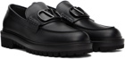 Valentino Garavani Black VLogo Loafers