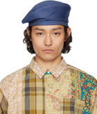 Engineered Garments Blue Denim Beret