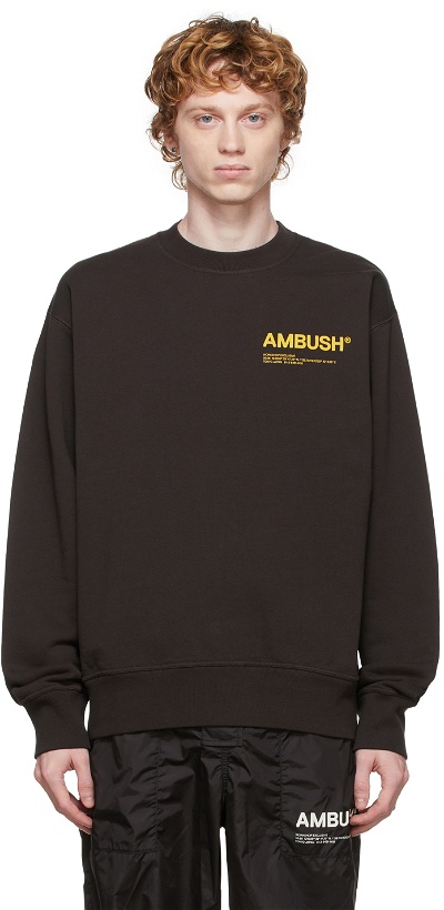 Photo: AMBUSH Brown 'Workshop' Sweatshirt