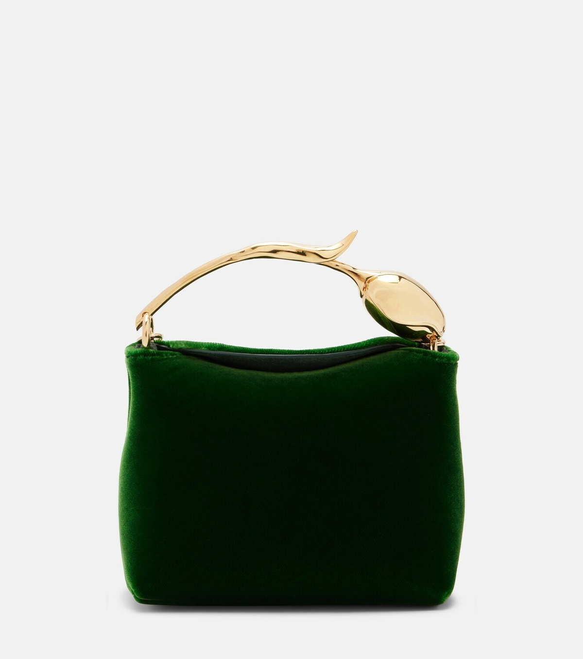 Erdem Bloom Micro velvet top-handle bag