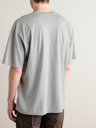 Neighborhood - Logo-Print Cotton-Jersey T-Shirt - Gray