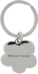 IN GOLD WE TRUST PARIS SSENSE Exclusive Silver & Green Flower Keychain