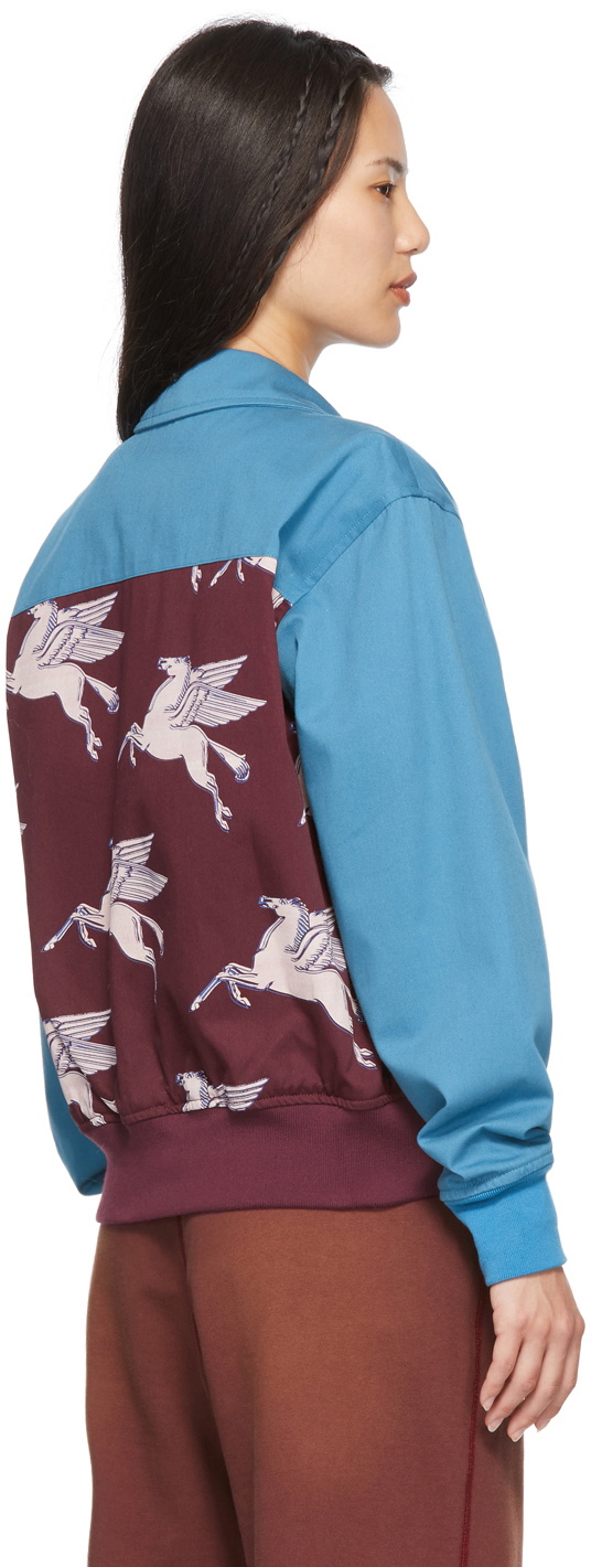 Awake NY Blue & Burgundy Pegasus Jacket Awake NY