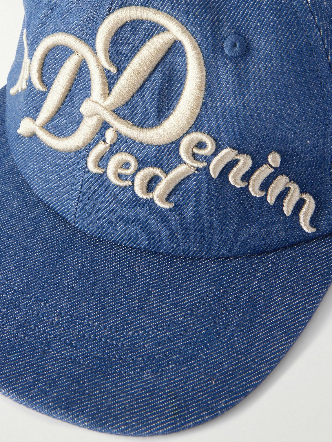 KAPITAL - Logo-Embroidered Cotton-Twill Baseball Cap