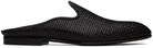 Lardini Black Woven Mules