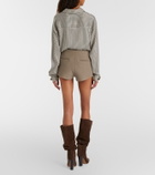 The Frankie Shop Vail virgin wool shorts