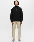 Stone Island Sweat Shirt Cotton Wool Fleece, Garment Dyed  Stone Island Ghost Piece Black - Mens - Pullovers