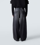 Simone Rocha Distressed wide-leg jeans