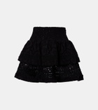 Melissa Odabash Riri cotton broderie miniskirt