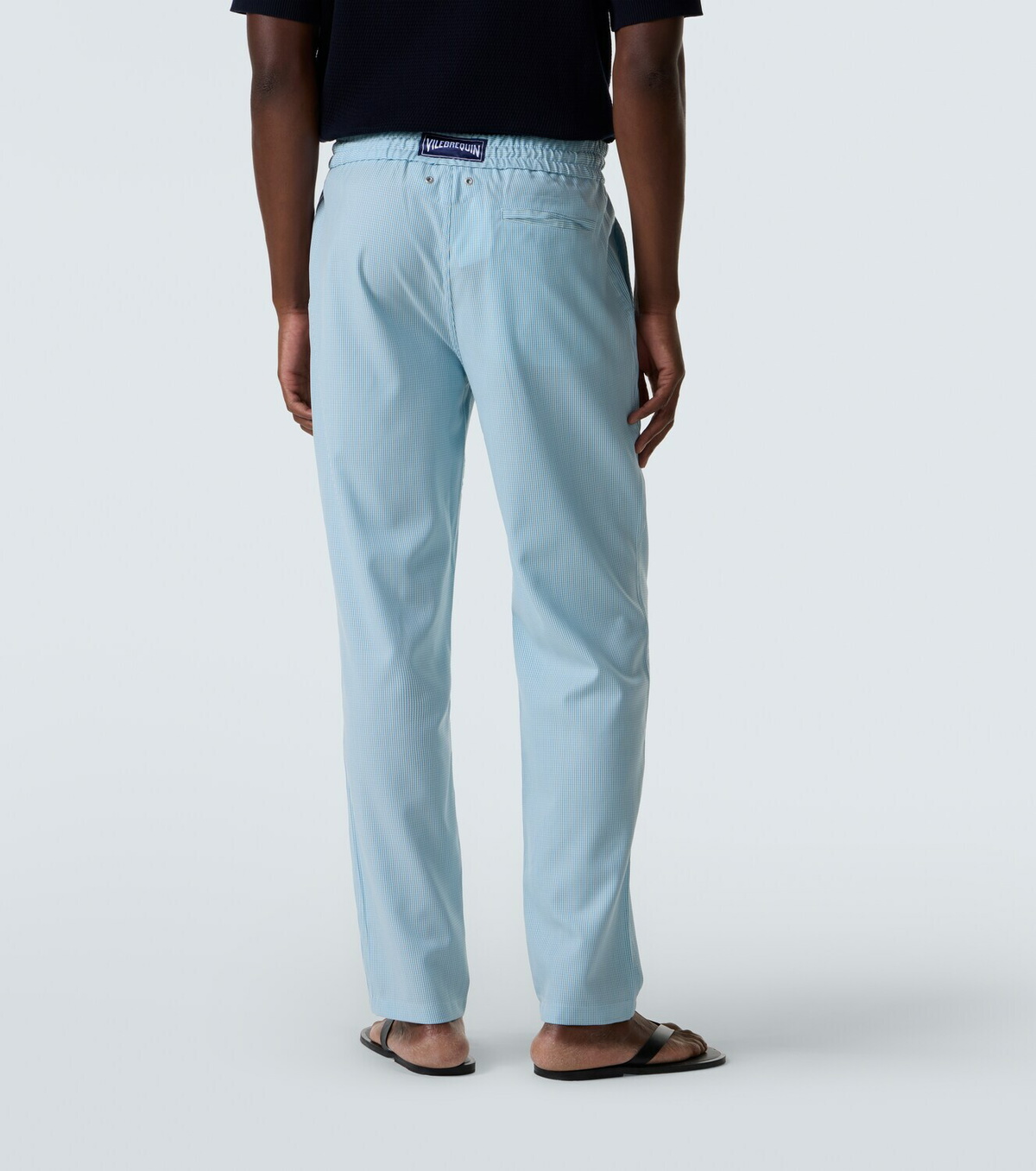 Vilebrequin Parc striped wool-blend slim pants