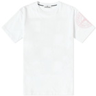 Stone Island Men's Stitches Logo One Sleeve T-Shirt in White