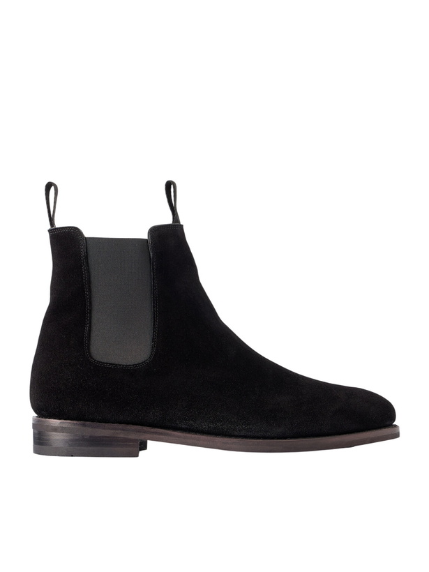 Photo: MORJAS - Suede Chelsea Boots - Black