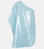 The Frankie Shop Gloria sequined one-shoulder minidress