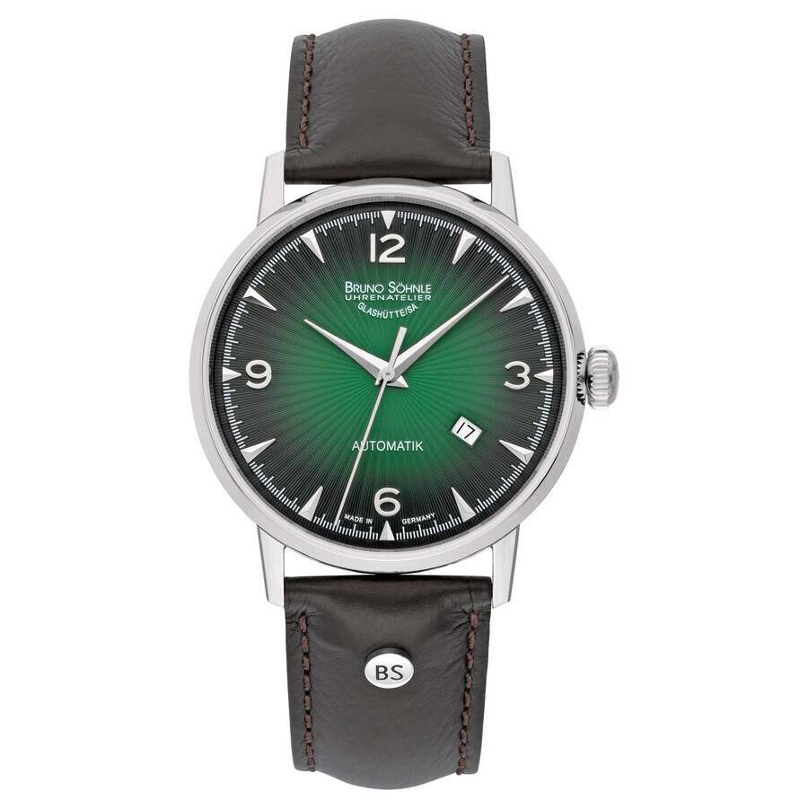 Bruno Sohnle Stuttgart Automatic Green Dial Mens Watch 17-12173-661