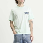 Amiri Men's Quality Goods Patch T-Shirt in Powder Teal