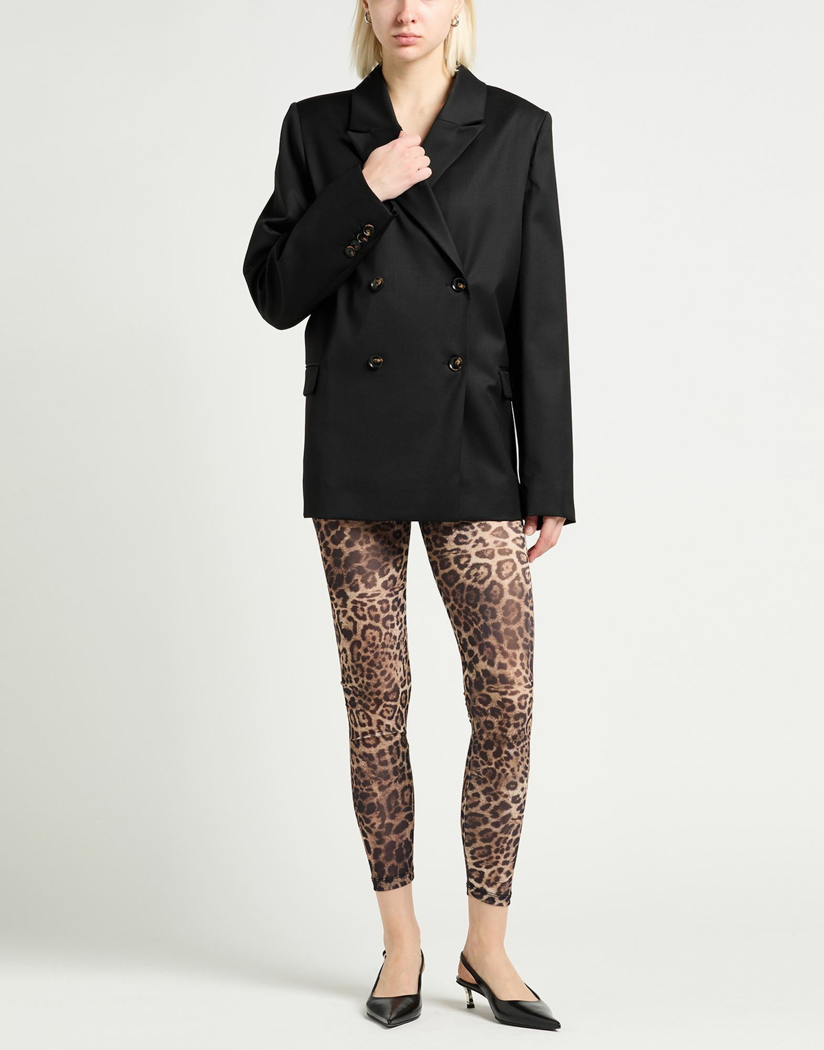 Ganni Womens Blazer in Black