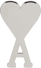 AMI Paris Silver Brass Ami de Coeur Single Stud Earring