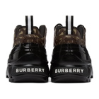 Burberry Brown E-Canvas Monogram Arthur Sneakers