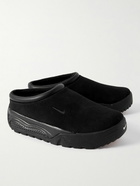 Nike - ACG Rufus Leather-Trimmed Suede Slip-On Sneakers - Black