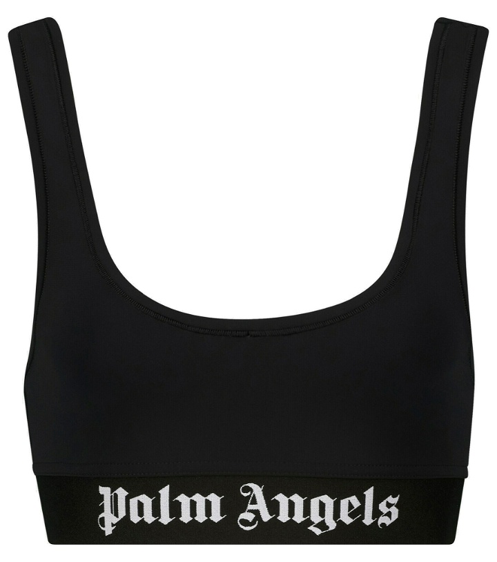 Photo: Palm Angels - Logo sports bra