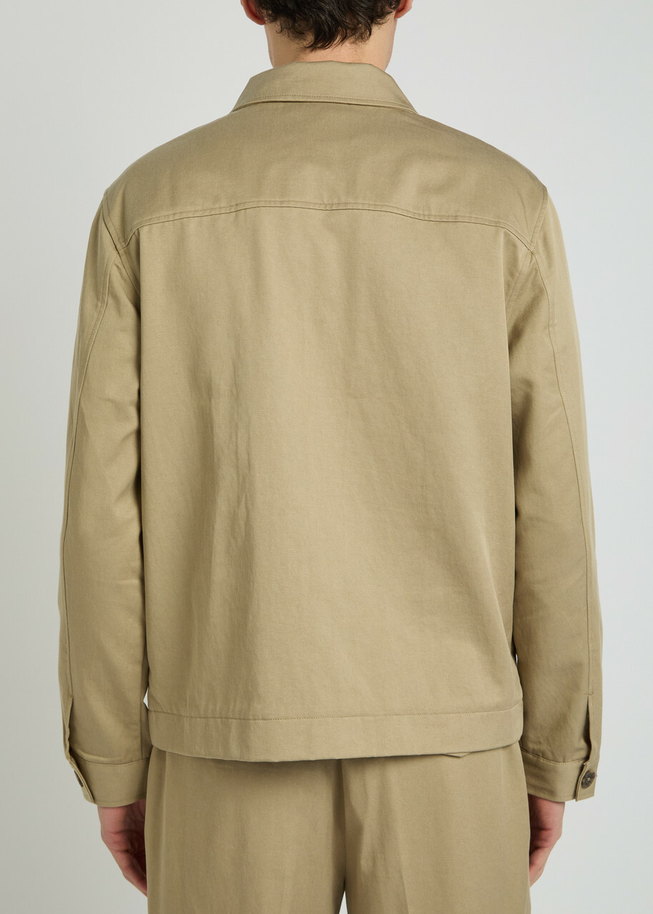 Wax London Strand Twill Jacket Tan