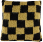 ZANKOV SSENSE Exclusive Black & Yellow Rudy Cushion