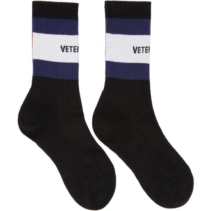 Photo: Vetements Black Tommy Hilfiger Edition Logo Socks 
