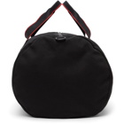 Alexander McQueen Black and Red Selvege Metropolitan Duffle Bag