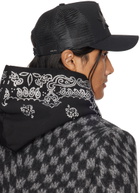 AMIRI Black 3 Star Trucker Hat