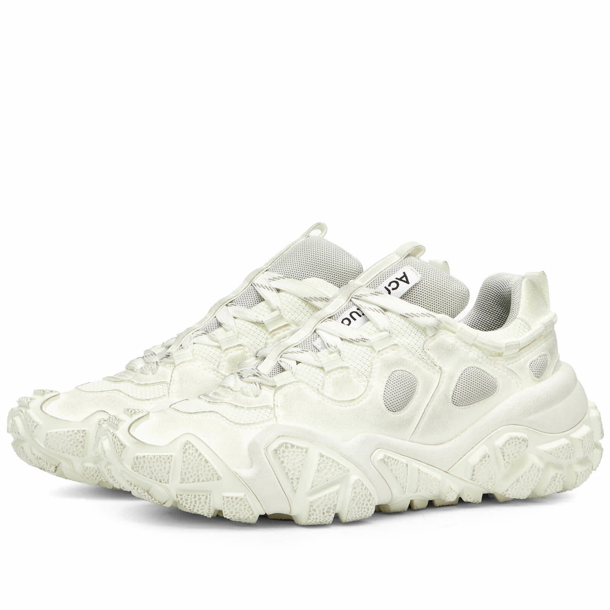 Acne Studios Women's Bolzter Sneakers in White Acne Studios