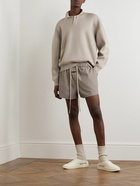 Fear of God - Eternal Wide-Leg Twill Drawstring Shorts - Gray